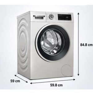 Bosch Series 4 Used  Washing Machine 9 kg, 1200 RPM, Eco Silence Drive, Allergy Plus, Whisper-Quiet, Color Graphite, Model – WGA142XVGC | 1 Month Warnty