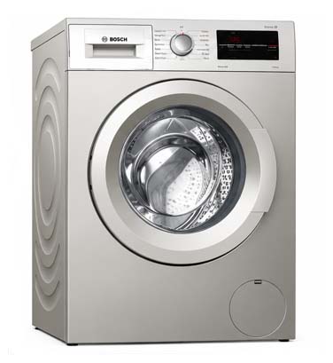 Bosch Series 2 | 8 kg Used Front Load Washer 1000 RPM Color Silver Model-WAJ2018SGC | 1Month Warnty