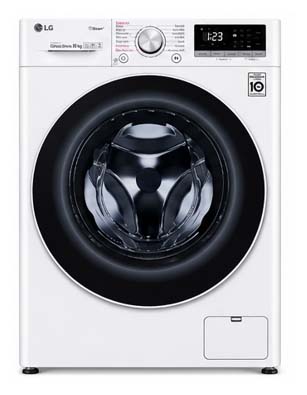 LG 9 Kg Used Front Load Vivace Washing Machine, AI DD, 1400 RPM, Steam, ThinQ™, Turbo Wash, Color White Model – F4R5VYG0W – International Version - Image 6