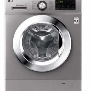LG 8 Kg Used Front Load Washing Machine, 1200 RPM, Inverter Direct Drive, ThinkQ Smart Diagnosis, Touch Control, Chrome Knob, Color Silver – FH2J3TNG5