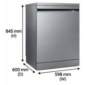 Samsung Freestanding Dishwasher, 14 Place Settings, Energy Efficiency, Wi-Fi Embedded, Water Jet Clean, Color Silver Model – DW60DG790FSLGU Brand New Without Original Box